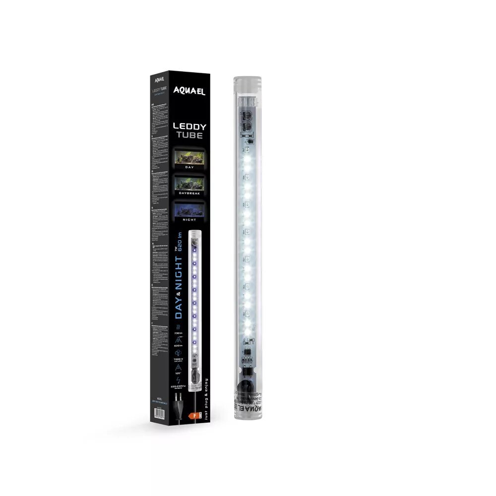 Akvārija apgaismojums Aquael Leddy Tube Sunny LED, 7 W cena un informācija | Akvāriji un aprīkojums | 220.lv