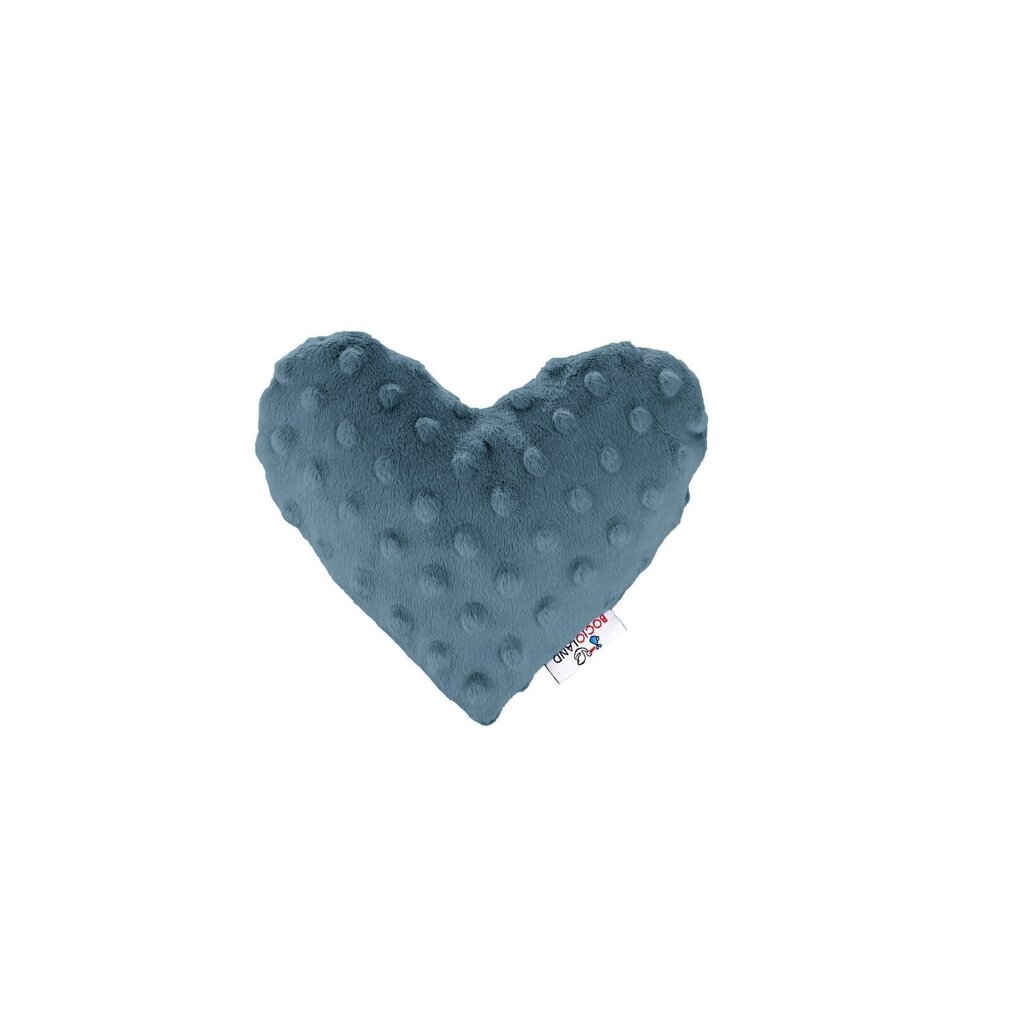 Ķiršu kauliņu spilvens sirds Bocioland BOC0219, zils цена и информация | Spilveni, guļammaisi, konverti jaundzimušajiem | 220.lv