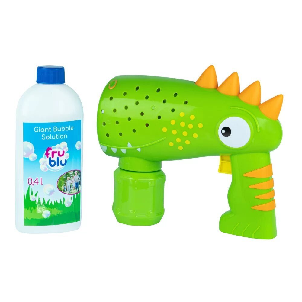 Ziepju burbuļu aparāts Dino Blaster TM Toys 0160, zaļš cena un informācija | Ūdens, smilšu un pludmales rotaļlietas | 220.lv