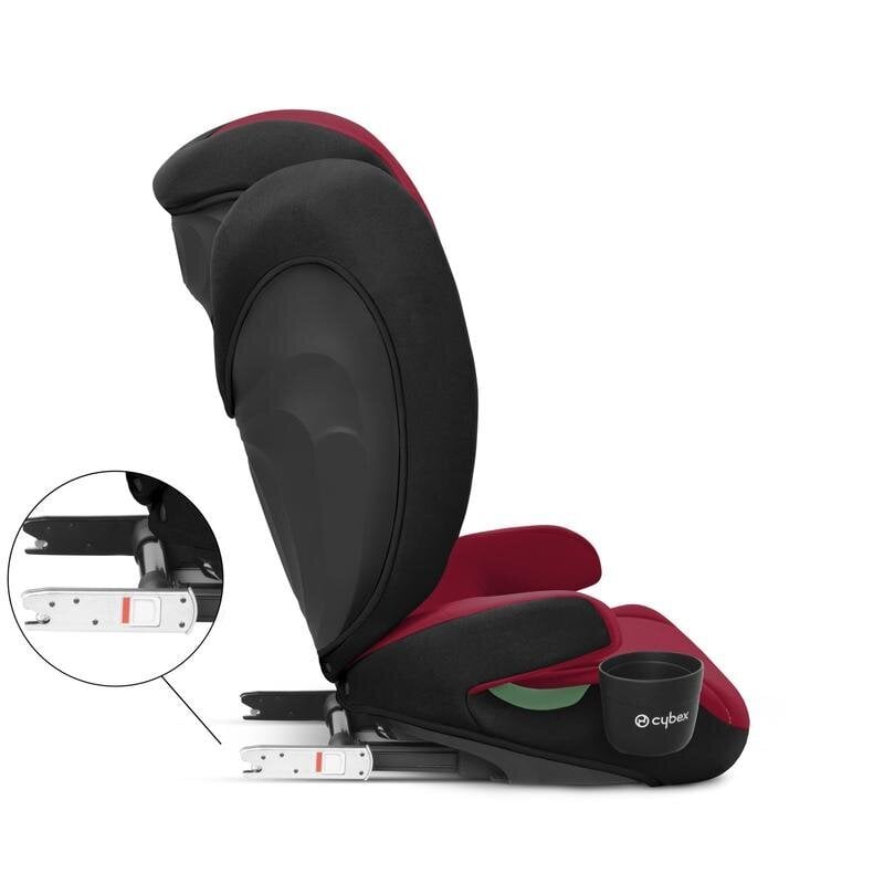 Cybex autokrēsliņš Solution B I-Fix 15-50 kg, dynamic red cena un informācija | Autokrēsliņi | 220.lv