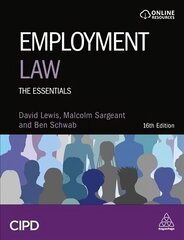 Employment Law: The Essentials 16th Revised edition цена и информация | Книги по экономике | 220.lv