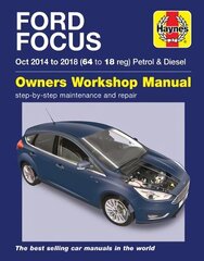 Ford Focus petrol & diesel (Oct '14-'18) 64 to 18 цена и информация | Путеводители, путешествия | 220.lv