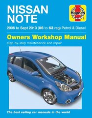 Nissan Note petrol & diesel ('06-Sept '13) 06 to 63 цена и информация | Путеводители, путешествия | 220.lv