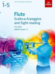 Flute Scales & Arpeggios and Sight-Reading, ABRSM Grades 1-5: from 2018 cena un informācija | Mākslas grāmatas | 220.lv