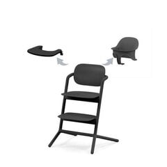 Cybex daudzfunkcionāls barošanas krēsls Lemo 3in1 Set, stunning black cena un informācija | Cybex Rotaļlietas, bērnu preces | 220.lv