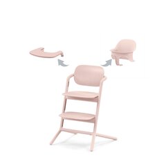 Многофункциональный стульчик для кормления Cybex Lemo 3in1 Set, pearl pink цена и информация | Стульчики для кормления | 220.lv