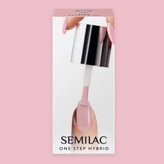 Гибридный лак для ногтей Semilac One Step Barely Pink, 5 мл цена и информация | Лаки для ногтей, укрепители | 220.lv