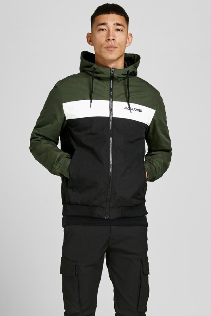 Vējjaka JACK &amp; JONES 12200208FORESTNIGHT-L цена и информация | Vīriešu virsjakas | 220.lv