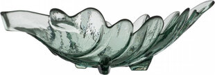 Galda rotājums 35 x 19,5 x 11 cm pārstrādāts stikls Zaļš cena un informācija | Interjera priekšmeti | 220.lv