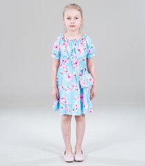 Bērnu kleita un plecu soma 232458 01, gaiši zils/rozā 232458*01-014 cena un informācija | Kleitas meitenēm | 220.lv