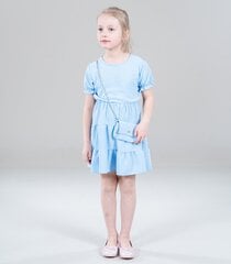 Bērnu kleita un plecu soma 238048 01, gaiši zils 238048*01-014 cena un informācija | Kleitas meitenēm | 220.lv