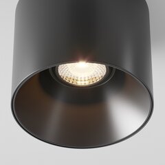 Технический потолочный светильник Maytoni Alfa LED C064CL-01-15W3K-RD-B, черный цена и информация | Потолочные светильники | 220.lv