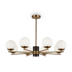 Lampa Maytoni Modern Marmors MOD187PL-08BS Misiņš cena un informācija | Griestu lampas | 220.lv