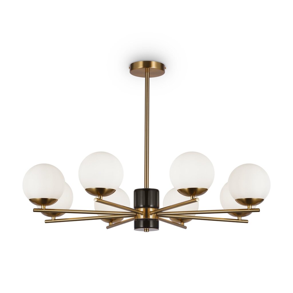 Lampa Maytoni Modern Marmors MOD187PL-08BS Misiņš cena un informācija | Griestu lampas | 220.lv