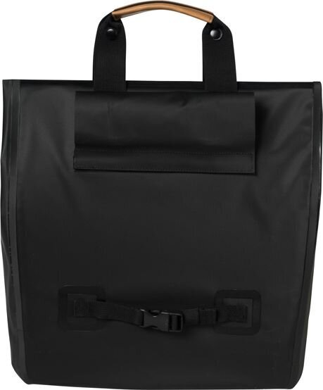 Velosipēda soma BASIL Shopper Urban Dry piederums Hook On System, melna cena un informācija | Citi velo piederumi un aksesuāri | 220.lv