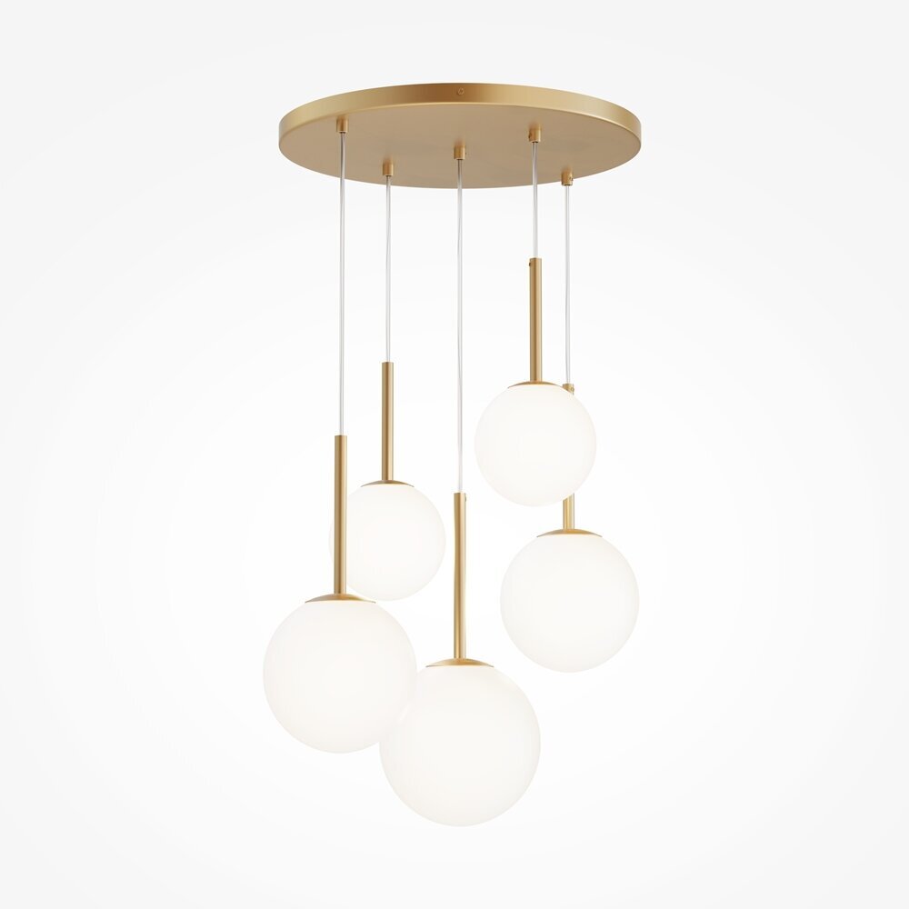 Lampa Maytoni Modern Pamata forma MOD321PL-05G1 Zelts cena un informācija | Griestu lampas | 220.lv