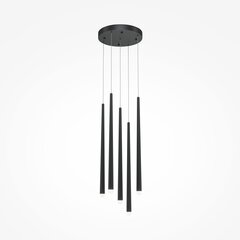 Lampa Maytoni Modern Cascade MOD132PL-L28BK2 Melns cena un informācija | Griestu lampas | 220.lv