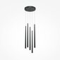 Lampa Maytoni Modern Cascade MOD132PL-L28BK2 Melns cena un informācija | Griestu lampas | 220.lv