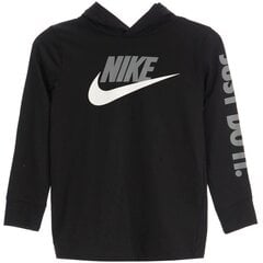 Nike bērnu sporta krekls 86K662*023, melns 825664843837 cena un informācija | Zēnu jakas, džemperi, žaketes, vestes | 220.lv