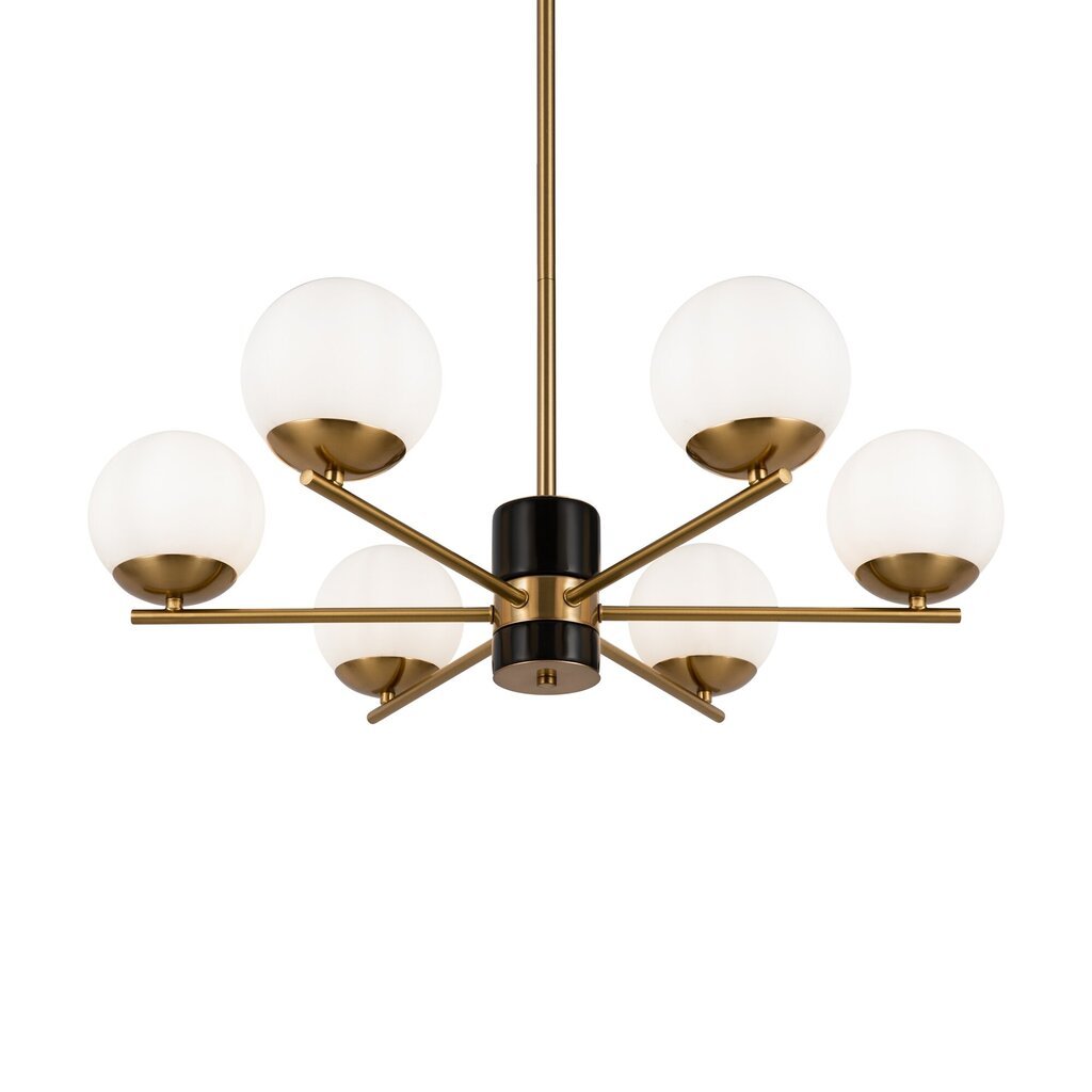 Lampa Maytoni Modern Marmors MOD187PL-06BS Misiņš cena un informācija | Lustras | 220.lv