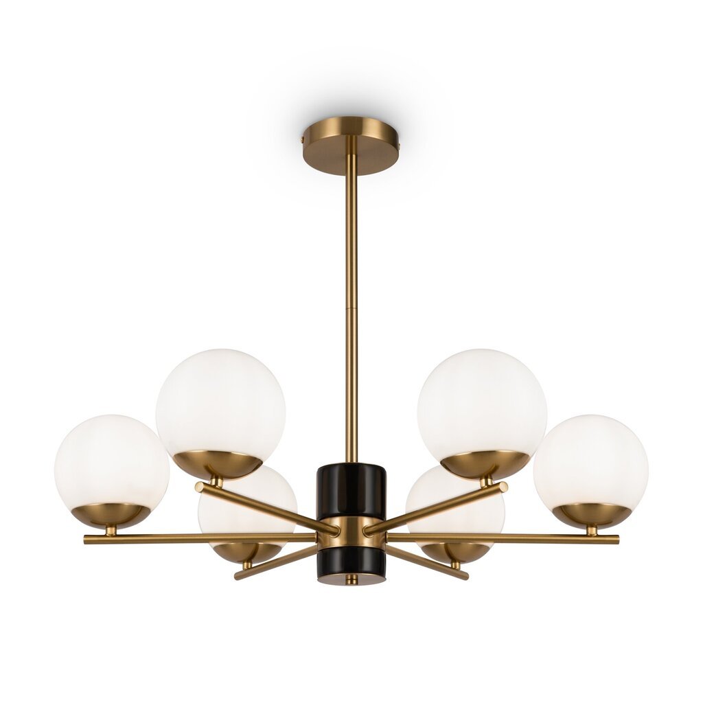 Lampa Maytoni Modern Marmors MOD187PL-06BS Misiņš cena un informācija | Lustras | 220.lv