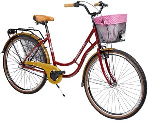 Velosipēds Azimut Holland Retro 28" 2023, sarkans cena un informācija | Velosipēdi | 220.lv