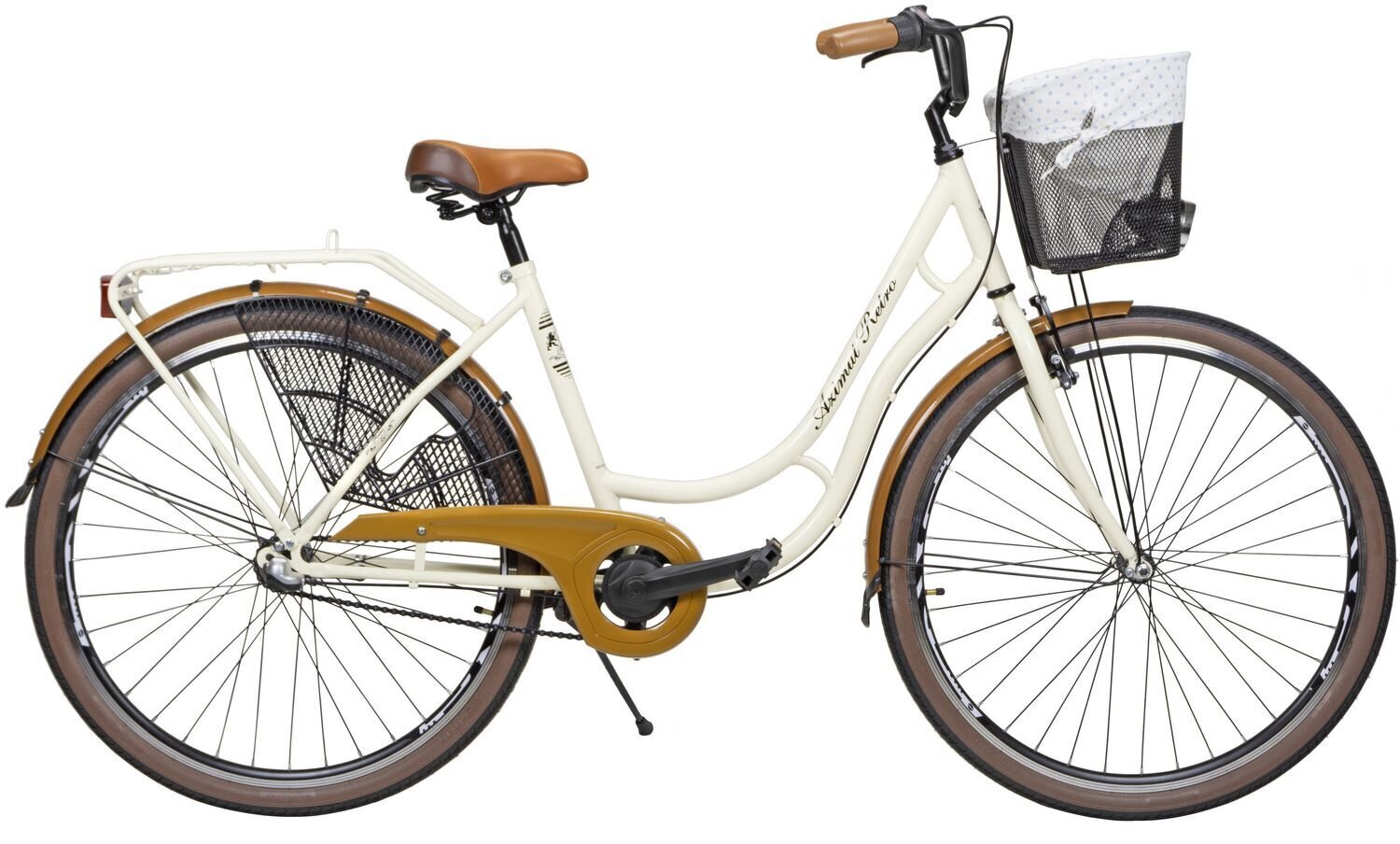 Velosipēds Azimut Holland Retro 28" 2023, smilškrāsas cena un informācija | Velosipēdi | 220.lv