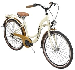 Велосипед Azimut Vintage 26" 2023, бежевый цвет цена и информация | Велосипеды | 220.lv