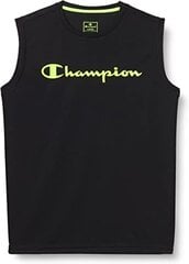 Детская майка Champion 306368*KK001, черная/салатовая, 8054112994667 цена и информация | Рубашки для мальчиков | 220.lv