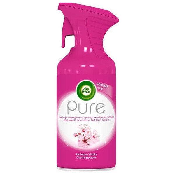 Gaisa atsvaidzinātājs Air Wick Aerosol Pure Cherry Blossom 250 ml. 2 iepakojuma komplekts cena un informācija | Gaisa atsvaidzinātāji | 220.lv