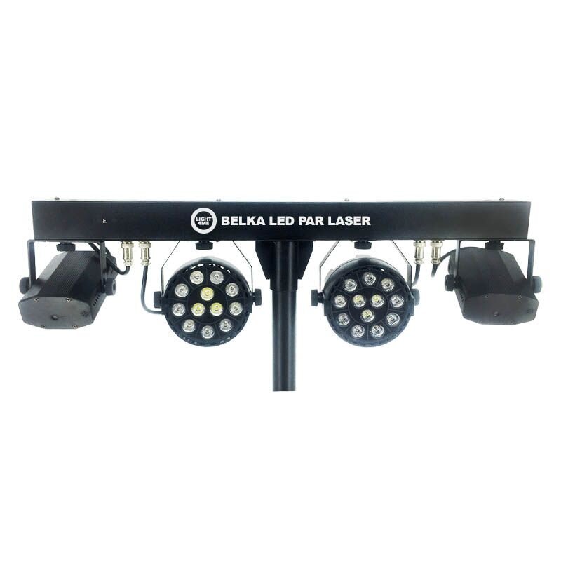Mobilais apgaismojuma komplekts LIGHT4ME T-BAR LED PAR LASER cena un informācija | Svētku dekorācijas | 220.lv