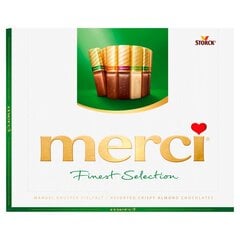 Набор конфетки Merci Crispy Almond 250 g. 2 набора упаковки цена и информация | Конфетки | 220.lv