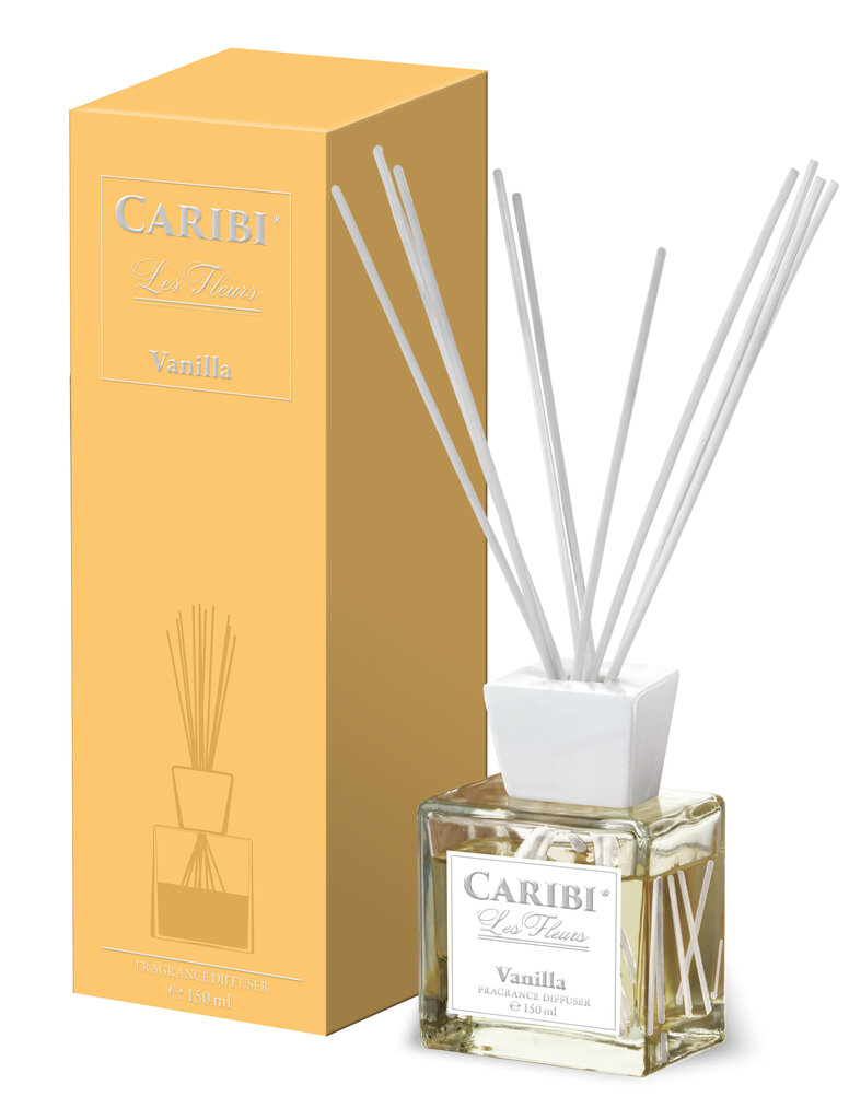 Mājas smaržas ar nūjiņām Caribi Vanilla , 150ml cena un informācija | Mājas aromāti | 220.lv