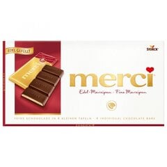 Шоколадная Merci Fine Marzipan 112 G. 4 набор упаковки цена и информация | Конфетки | 220.lv