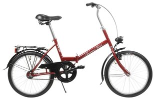 Saliekams velosipēds Azimut Fold 20" 2023, sarkans cena un informācija | Velosipēdi | 220.lv
