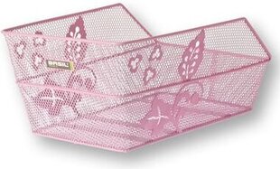 Velosipēda grozs Basil Centro Flower, BAS-11176, rozā cena un informācija | Citi velo piederumi un aksesuāri | 220.lv