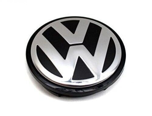 Oriģināls VW Beetle Passat Jetta Touareg 2004-2015 riteņu centra rumbas vāciņš 68mm cena un informācija | Auto piederumi | 220.lv