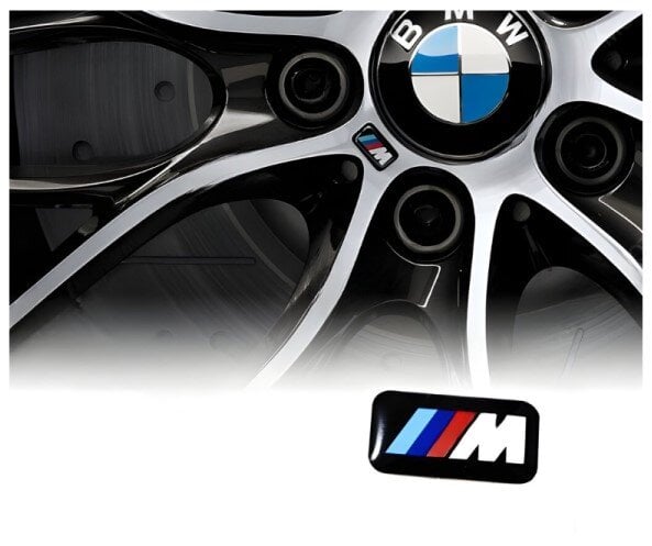 Riteņu zīmju emblēmas BMW Genuine, 1 gab. cena un informācija | Auto piederumi | 220.lv