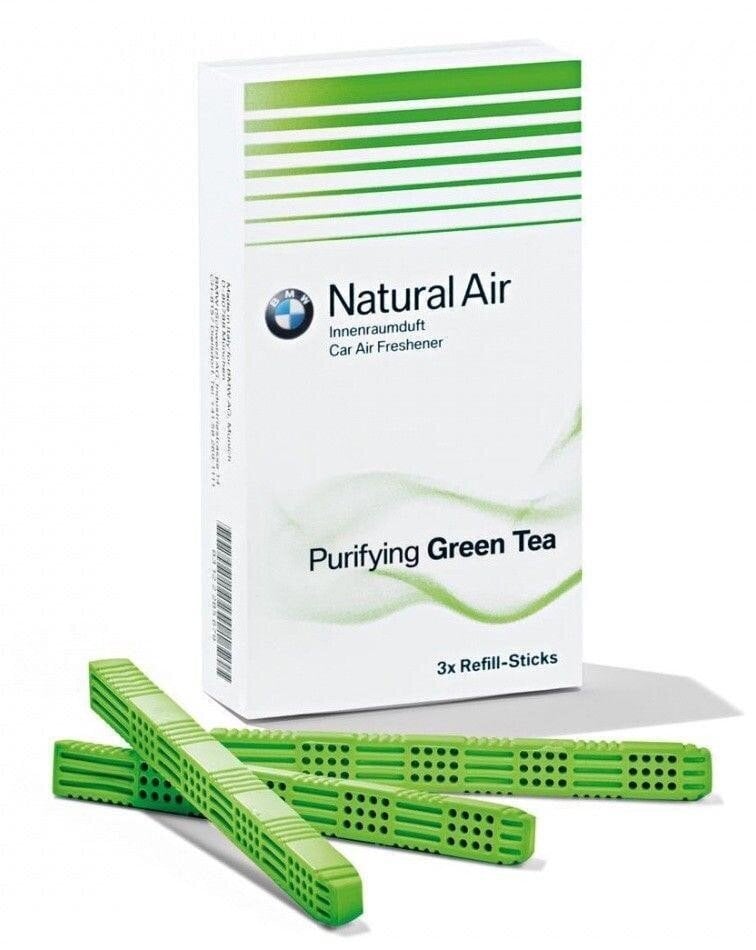 BMW Car Care dabīgais gaisa atsvaidzinātājs zaļās tējas uzpildes komplekts oriģināls 83122285674 цена и информация | Auto gaisa atsvaidzinātāji | 220.lv