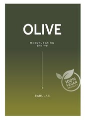 Loksnes maska ar olīvu ekstraktu Barulab The Clean Vegan Olive, 23g цена и информация | Маски для лица, патчи для глаз | 220.lv