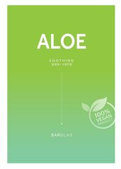 Тканевая маска для лица Barulab The Clean Vegan Mask Aloe, 23г цена и информация | Маски для лица, патчи для глаз | 220.lv