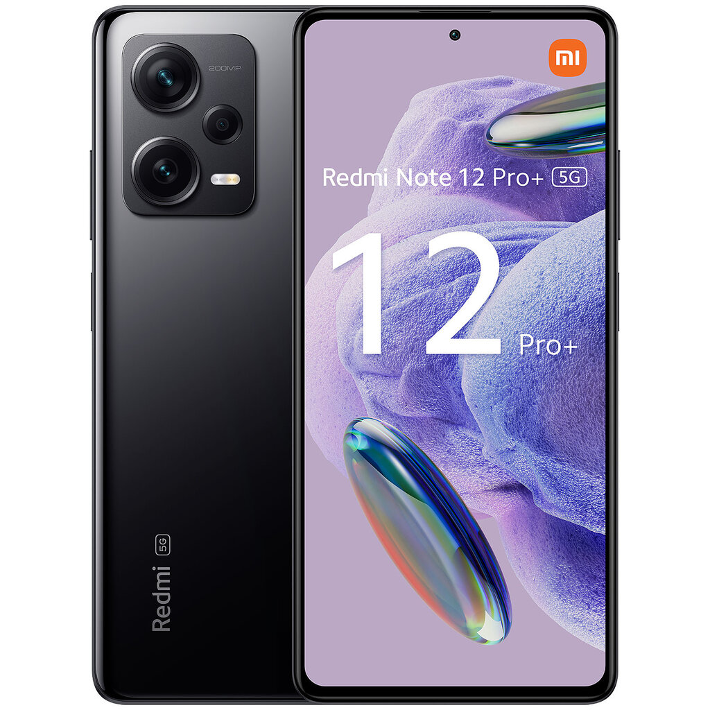 Xiaomi Redmi Note 12 Pro+ 5G 8/256G Midnight Black cena un informācija | Mobilie telefoni | 220.lv