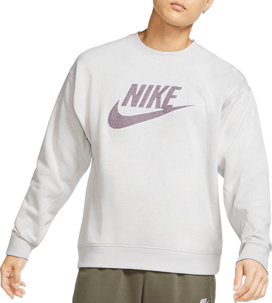 Nike Vīrieši CU4507-910 Sweatshirts Pelēks XS cena un informācija | Vīriešu jakas | 220.lv