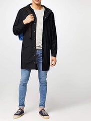 Rains Uniseks Long Jacket 1202 Rain Coats  Melns XS/S цена и информация | Мужские куртки | 220.lv