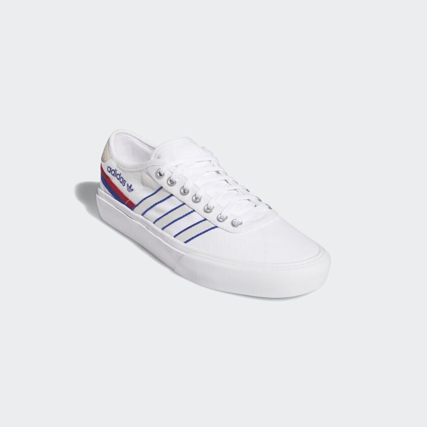 Adidas Originals Vīrieši Delpala FV0639 Trainers Balts AU - AU 6.5, UK - UK 6, EUR - EUR 39.5, US - US 6.5 cena un informācija | Sporta apavi sievietēm | 220.lv