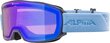 Alpina Uniseks Nakiska A7278823 Snow Goggles Gaiši zils M40 цена и информация | Slēpošanas brilles | 220.lv