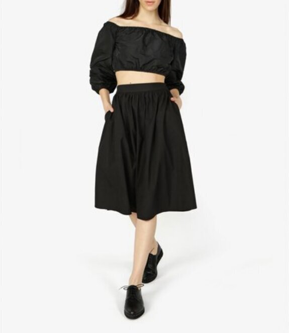 Vero Moda Sievietes Vmladina H/w Calf 10197363 Flared Skirts Dzeltens XL cena un informācija | Svārki | 220.lv