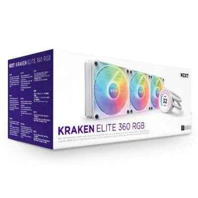 NZXT Kraken Elite 360 RGB cena un informācija | Procesora dzesētāji | 220.lv