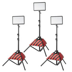 Godox LEDP260C Trio Tripod KIT Комплект студийного освещения цена и информация | Осветительное оборудование для фотосъемок | 220.lv