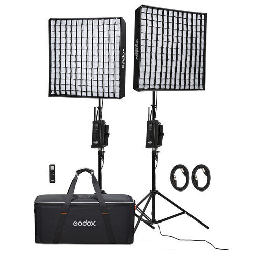 Godox Flexible LED Light FL150S Two-light KIT Studiju Gaismas komplekts цена и информация | Apgaismojums fotografēšanai | 220.lv